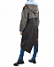 Длинное пальто из шерсти с отделкой из меха Blancha | Фото 3