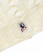 Белая шапка из шерсти с меховым помпоном Parajumpers | Фото 3