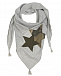Серый шарф с камуфляжными звездами, 120x80 см Catya | Фото 2