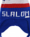 Синяя шапка в полоску с надписью &quot;slalom&quot; Il Trenino | Фото 4