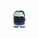 Темно-синие кроссовки с зелеными шнурками Bikkembergs | Фото 3
