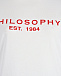 Белая футболка с красным лого Philosophy Di Lorenzo Serafini | Фото 3