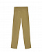 Льняные брюки горчичного цвета IL Gufo | Фото 2