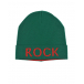 Зеленая шапка с надписью &quot;Rock&quot; Catya | Фото 1