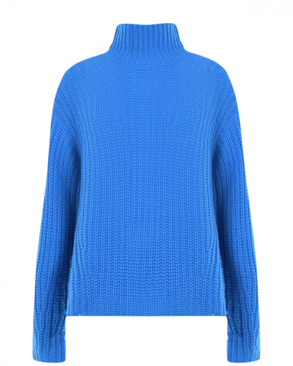 Кашемировый джемпер синего цвета FTC Cashmere | Фото 1