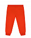 Красные спортивные брюки с разноцветным лого Moschino | Фото 2