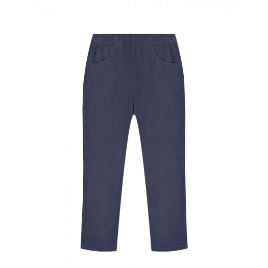 Базовые темно-синие флисовые брюки Poivre Blanc | Фото 1