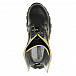 Высокие черные ботинки с логотипом Monnalisa | Фото 4