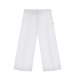 Белые брюки из габардина Monnalisa | Фото 1
