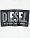 Белая толстовка-худи с логотипом Diesel | Фото 3