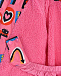 Розовая куртка с разноцветными надписями Stella McCartney | Фото 5