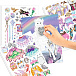 Книжка-раскраска TOPModel Stickern Fantasy с наклейками DEPESCHE | Фото 3