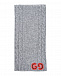 Серый шерстяной шарф с логотипом GUCCI | Фото 2
