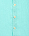 Льняная рубашка с длинными рукавами, мятный Saint Barth | Фото 3