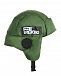 Зеленая шапка-ушанка AI RIDERS ON THE STORM | Фото 4