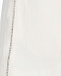 Белые льняные шорты со стразами Forte dei Marmi Couture | Фото 7