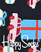 Темно-синие носки с принтом &quot;подарки&quot; Happy Socks | Фото 2