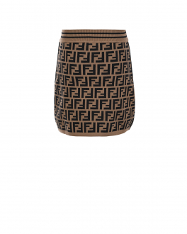 Юбка со сплошным лого Fendi Мультиколор, арт. JFG070 AEYD F15B6 | Фото 2