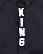 Черная рубашка с аппликацией KING Dolce&Gabbana | Фото 3
