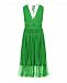Зеленое платье с кружевной отделкой Self Portrait | Фото 2