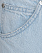 Голубые джинсы прямого кроя MSGM | Фото 8