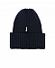Черная шапка с нашивкой на отвороте Il Trenino | Фото 2