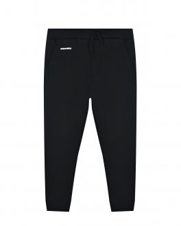 Черные спортивные брюки с принтом &quot;sport edtn 05&quot; Dsquared2 Черный, арт. DQ0668-D004L DQ900 BLACK | Фото 1