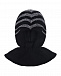 Черная шапка-шлем со стразами Chobi | Фото 2