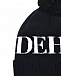 Черная шапка с логотипом Deha | Фото 3