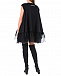 Черное платье мини с аппликацией superwoman  | Фото 3