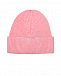 Розовая шапка с патчем &quot;Perfect world&quot; Il Trenino | Фото 2
