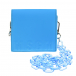 Голубая сумка с цепочкой в тон, 12x12x3 см MSGM | Фото 1