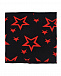 Черный шарф-ворот с красными звездами Catya | Фото 2