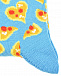 Голубые носки с принтом &quot;пицца и сердечки&quot; Happy Socks | Фото 2