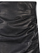Черная кожаная юбка Parosh | Фото 6