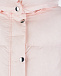 Розовая куртка с меховой отделкой воротника Yves Salomon | Фото 3