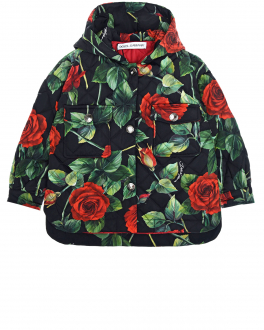 Куртка с принтом &quot;розы&quot; Dolce&Gabbana Мультиколор, арт. L2JBJV FSSGO HN2ZO | Фото 1