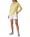 Желтая рубашка со стразами и завязкой Forte dei Marmi Couture | Фото 2