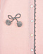 Розовый комбинезон из кашемира с декором &quot;вишенки&quot; Oscar et Valentine | Фото 3