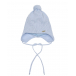 Голубая шапка с завязками Il Trenino | Фото 1