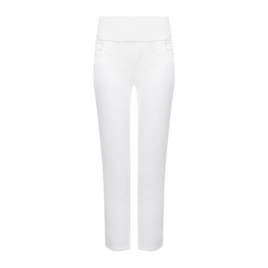 Белые джинсы капри для беременных Pietro Brunelli | Фото 1