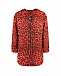 Красное платье с леопардовым принтом Dolce&Gabbana | Фото 4