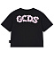 Черная футболка с принтом &quot;вишни&quot; GCDS | Фото 2