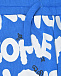 Синие бермуды с белыми надписями Stella McCartney | Фото 3