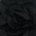 Аксессуар цветок из льна, черный ALINE | Фото 2