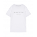 Белая футболка с принтом &quot;Black Tie Club&quot; Brunello Cucinelli | Фото 1