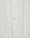 Платье с прозрачными вставками воротник-стойка, белое Philosophy di Lorenzo Serafini Kids | Фото 3