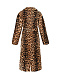 Пальто с леопардовым принтом Yves Salomon | Фото 3