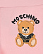 Розовые леггинсы с принтом &quot;медвежонок&quot; Moschino | Фото 3