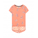 Пижама персикового цвета с принтом &quot;зебры&quot; Sanetta | Фото 1